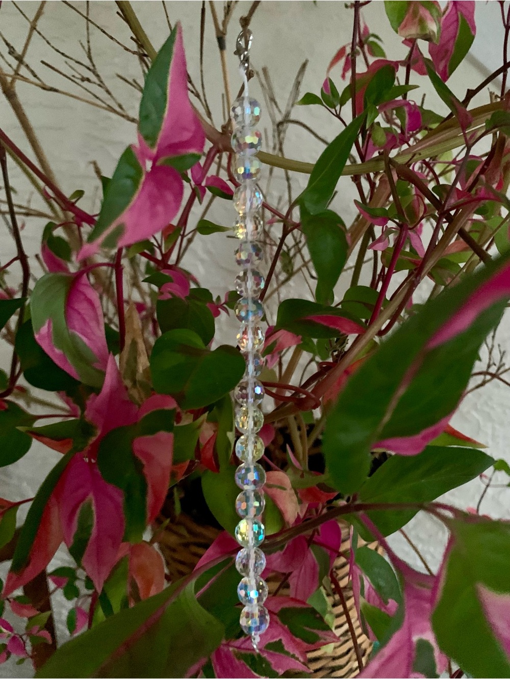 Crystal Bracelet Aurora Borealis AB Finish Beads Sparkle Like A Prism!